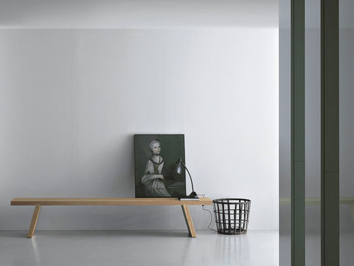 现代风格长椅 - GROOVE  - Porro - 实木 / Piero Lissoni 设计