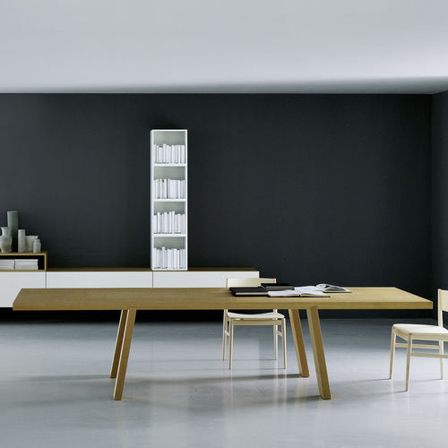 现代风格桌 - MINIMO LIGHT  - Porro - 木质 / 长方形 / Piero Lissoni 设计