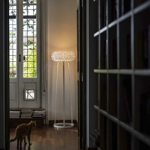 落地灯 - CABOCHE PLUS - FOSCARINI - 镀铬金属 / 吹制玻璃 / 甲基丙烯酸酯