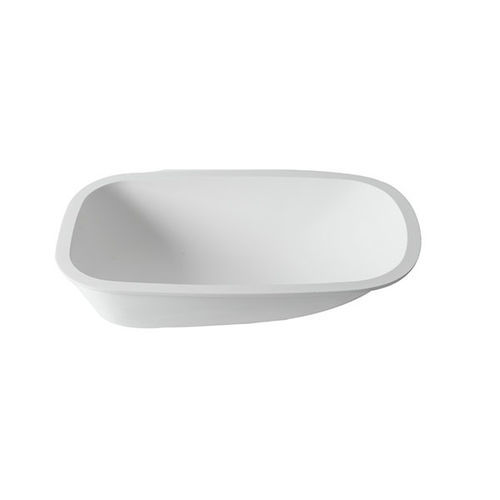 婴儿浴缸 - BASIC  - KRION – PORCELANOSA Grupo - 椭圆 / 住宅用 / 坚硬表面