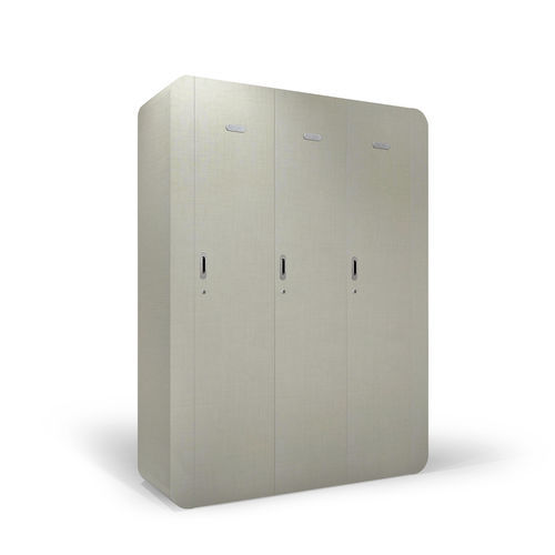 三聚氰胺更衣室储物柜 - PEOPLE SPACE : ARMOIRE STYLE ARRONDI - GEKIPS - 公共机构用 / 健康中心用