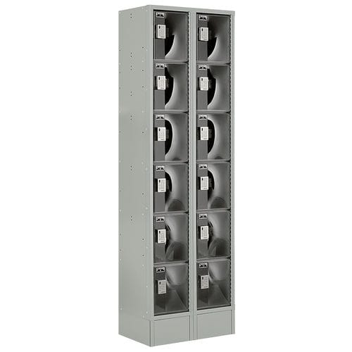 钢寄存柜 - INTRO / 6 portes superposées  - GEKIPS - 聚碳酸酯 / RFID / 密码