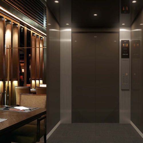 电动升降机 - NEXIEZ-MRL Version2 - MITSUBISHI Electric Elevator   Escalator - 入户式 / 商业 / 用于医院