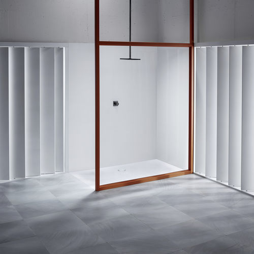 长方形淋浴底盆 - BetteFloor Side - Bette GmbH & Co. KG - 放置式 / 钛 / Tesseraux + Partner设计