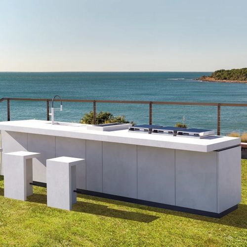 户外厨房 - E9.30 - GAMADECOR – PORCELANOSA Grupo - 现代风格 / 铝制 / 岛台式