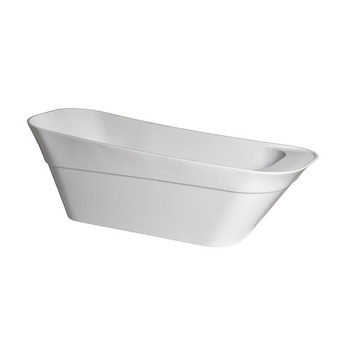 不对称浴缸 - OXO - NOKEN – PORCELANOSA BATHROOMS - 岛台式 / 住宅用 / 丙烯塑料