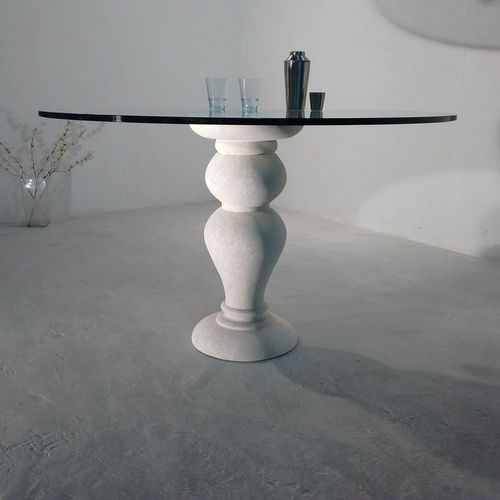 传统风格餐桌 - 700 - stonebreakers - 水晶 / 石桌脚 / 圆形