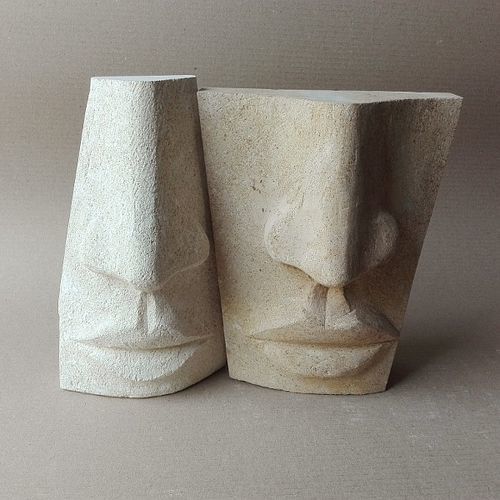 石材雕塑 - Hermanos - stonebreakers - 灰色 / 人物 / 现代风格