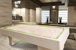 固定按摩床 - CRYSTALIS - Inbeca Wellness Equipment S.L - 木质 / 石英 / 商用