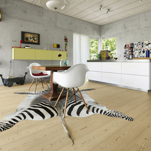 层压地板 - WIDE-PLANK / LYE TREATED / WHITE OIL - mafi Naturholzboden GmbH - 落叶松木 / 涂油 / 拉绒