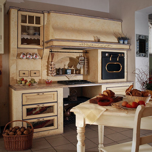 传统风格厨房 - COUNTRY - AKAN-handmade furniture - 木质 / 带手柄 / 手工