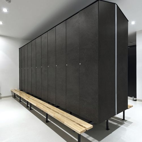 层压材料更衣室储物柜 - SALISSANTE - FRANCE EQUIPEMENT - 密码 / 工业用途 / 安全