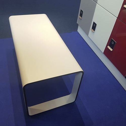 现代风格更衣间长凳 - DESIGN - FRANCE EQUIPEMENT - 层压板 / 无靠背 / 无扶手