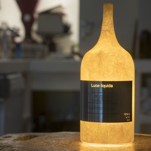 便携式灯 - LUCE LIQUIDA 1 BATTERY - in-es artdesign - 钢 / 聚碳酸酯 / 玻璃纤维