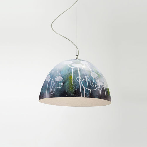 吊灯 - UNTITLED 1  (PEZZO UNICO) - in-es artdesign - 钢 / Nebulite® / Laprene®