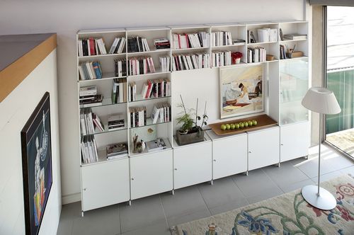 现代风格书架 - LOUNGE - Fitting - MDF / 涂漆中密度纤维板 / 白色