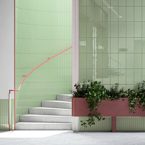 陶瓷砖 - SYSTEM - Ceramica VOGUE - 砂岩 / 高光泽度表面 / 缎面
