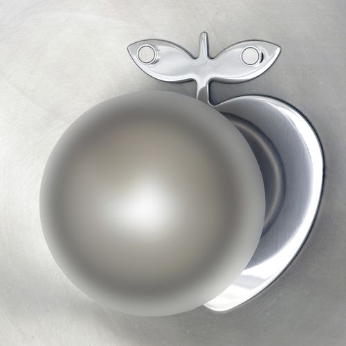 墙壁挂衣钩 - APPLE EXTRADIMENSIONAL - INSILVIS - 现代风格 / 不锈钢