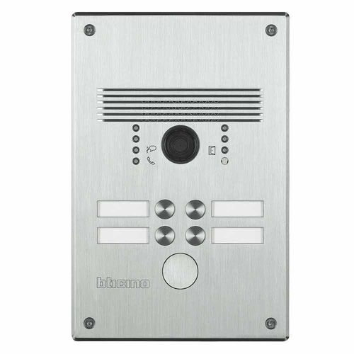 不锈钢门口呼叫站 - 308001 - Bticino - 铝框架 / 白色 / 壁挂