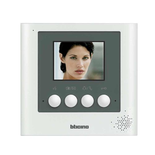 白色可视对讲机 - 321060 - Bticino - 嵌入式 / 室内 / 彩屏