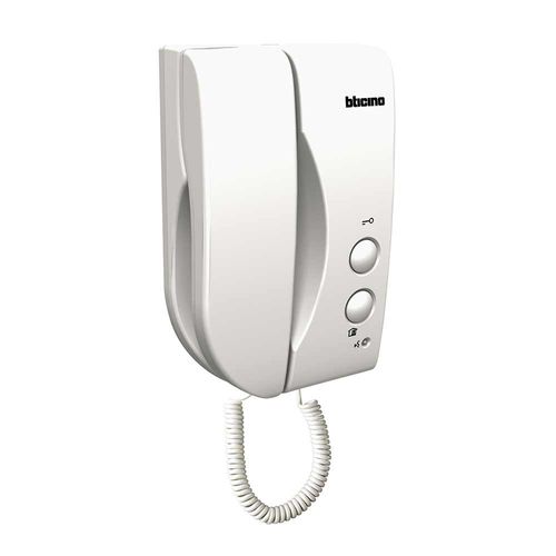 白色音频对讲机 - 322040 - Bticino - 嵌入式 / 室内 / 可电话启动