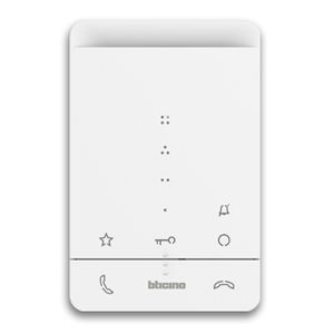 白色音频对讲机 - 100A16E - Bticino - 嵌入式 / 室内 / 门禁