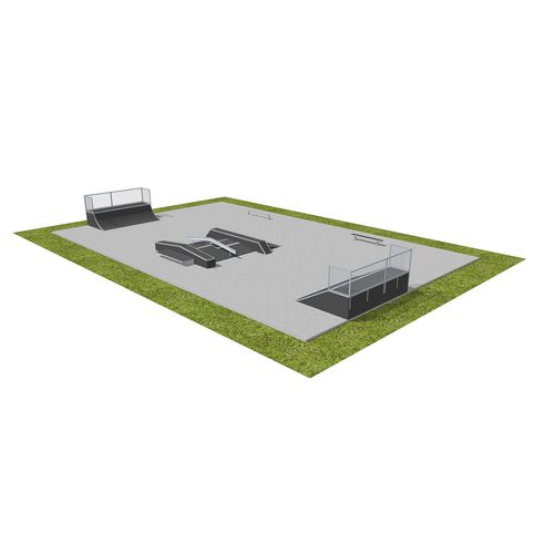 木质滑板场 - MODULAR : 390213 - Techramps - 可调节