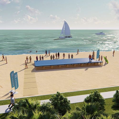 波浪形滑板场 - WAVEPARK : W3 - Techramps - 复合材料
