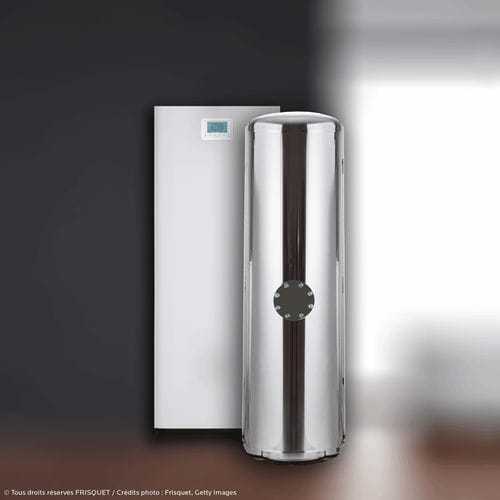太阳能圆柱形热水器 - UPEC VISIO® 220 - FRISQUET - 落地式 / 住宅