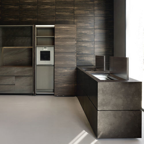 现代风格厨房 - terra - minotti cucine - 木质 / 石材 / 青铜