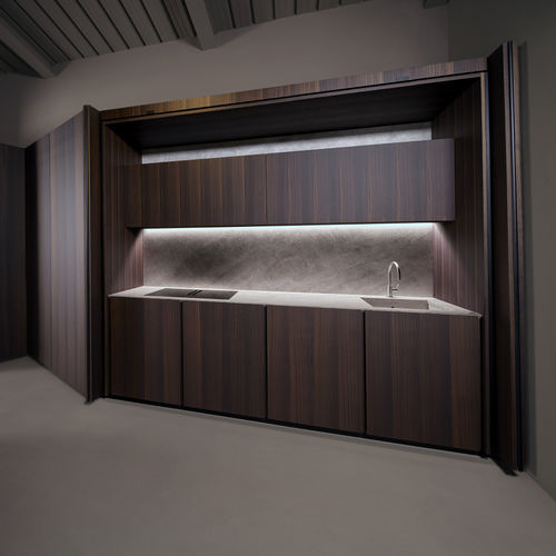 现代风格厨房 - inca - minotti cucine - 木质 / 大理石 / 岛台式