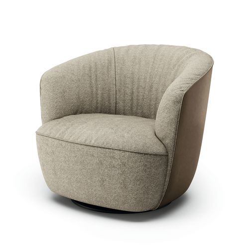 现代风格躺椅 - Ishino Armchair - Walter Knoll - 皮质 / 布料 / 俱乐部椅