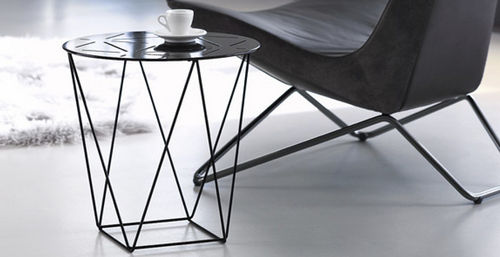 现代风格边桌 - JOCO - Walter Knoll - 金属 / 长方形 / 圆形