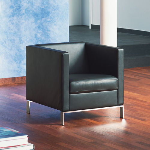 现代风格扶手椅 - FOSTER 501 - Walter Knoll - 皮质