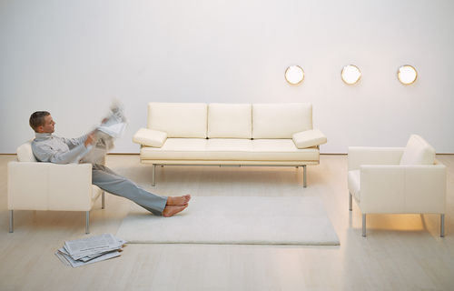 现代风格扶手椅 - LIVING PLATFORM - Walter Knoll - 皮质