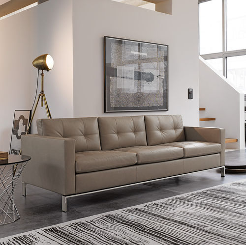 现代风格沙发 - FOSTER 502 - Walter Knoll - 皮质 / 米色 / Norman Foster 设计