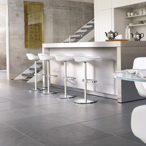 现代风格吧台凳 - TURTLE - Walter Knoll - 皮质 / 塑料桌脚 / 回转