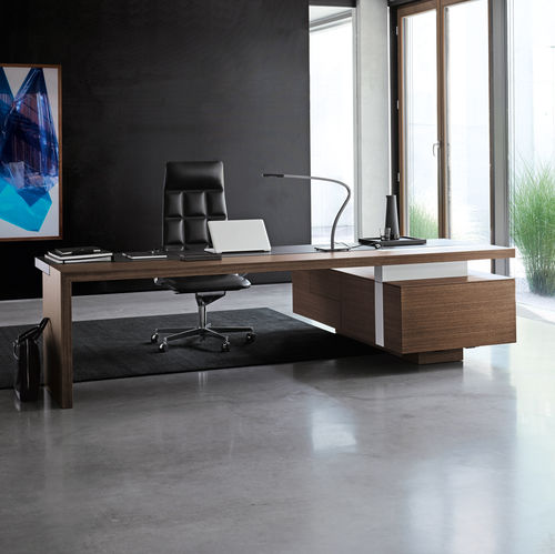 老板桌 - CEOO - Walter Knoll - 现代风格 / 木质 / 皮质