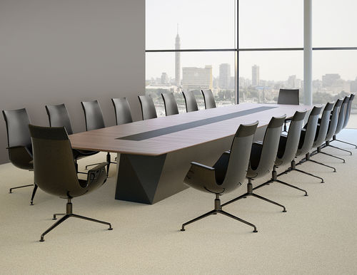 现代风格会议室桌 - SCALE-MEDIA - Walter Knoll - 木质 / 长方形 / 专业