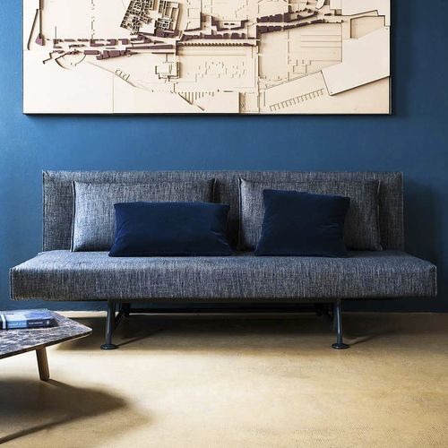 沙发床 - SLIDING - Tacchini - 现代风格 / 布料 / 带可拆保护罩