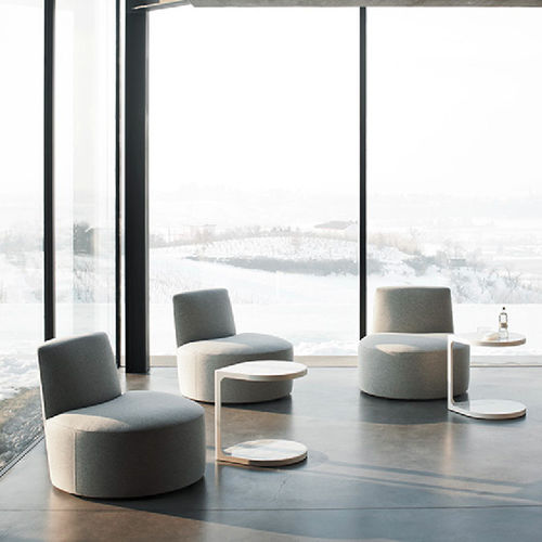 现代风格壁炉椅 - BAOBAB - Tacchini - 布料 / 灰色 / Studio Lievore Altherr Molina 工作室设计