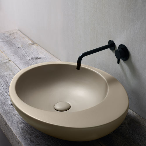 台上盆 - LE GIARE - AVENA - Ceramica Cielo - 陶瓷 / 椭圆 / 无孔