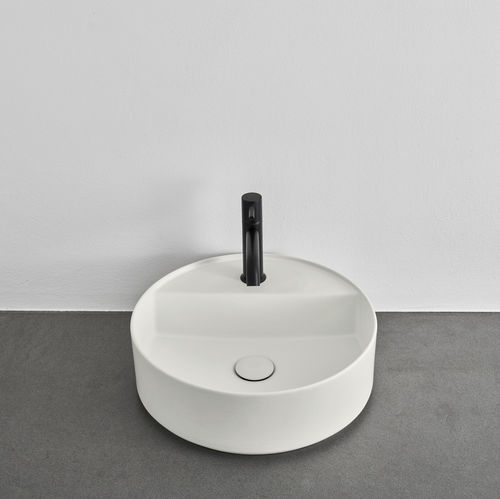 台上盆 - SHUI COMFORT - TALCO - Ceramica Cielo - 陶瓷 / 圆形 / 单孔