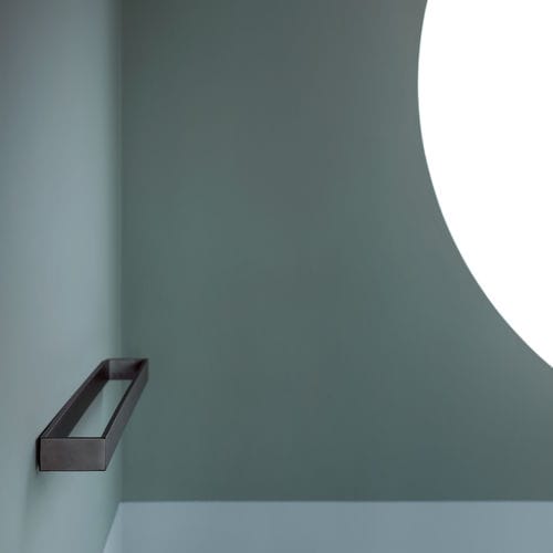 1杆式毛巾架 - ACCESSORI - MATT BLACK - Ceramica Cielo - 壁挂 / 金属