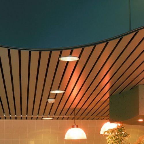 金属吊顶 - Luxalon® 84B - Hunter Douglas Architectural - 条形 / 办公室 / 用于无菌室