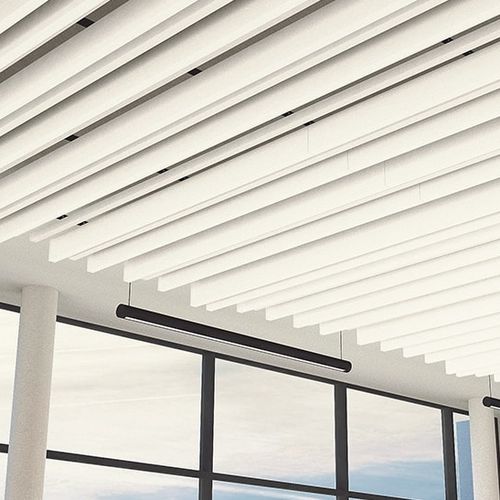 钢声障板 - Luxalon® Tavola™ Levels - Hunter Douglas Architectural - 铝 / 顶棚 / 长方形