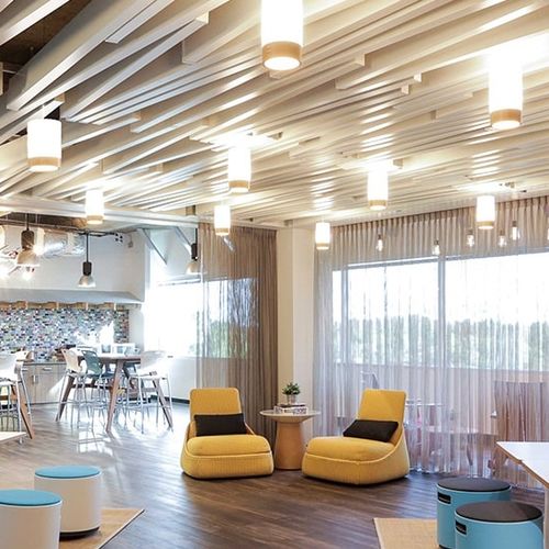 钢声障板 - Luxalon® Tavola™ Divergent - Hunter Douglas Architectural - 天花板 / 长方形 / 装饰