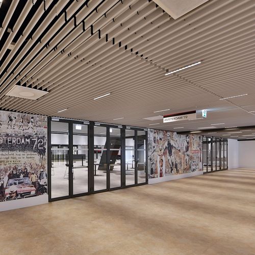 铝制吊顶 - Luxalon® V100 / V200 Screens - Hunter Douglas Architectural - 板式 / 条形 / 办公室