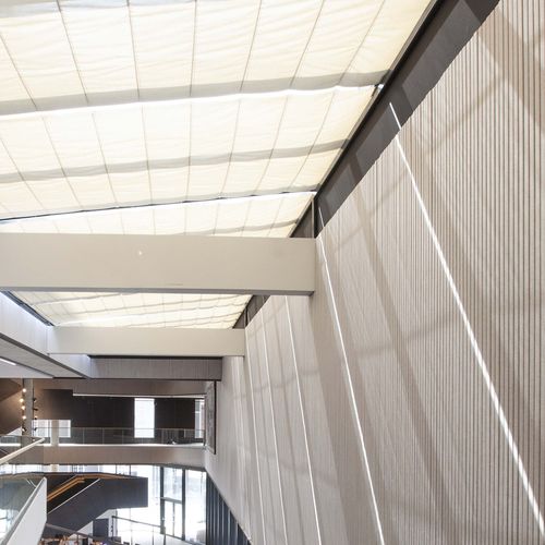 室内墙砌面 - HeartFelt® Linear Wall - Hunter Douglas Architectural - 榫合式 / 用于新支架 / 现代风格