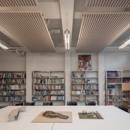 聚酯纤维吊顶 - HeartFelt® Islands - Hunter Douglas Architectural - 毛毡 / 板式 / 办公室